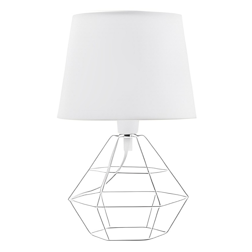 Asendusvari laualambile DIAMOND E27 17x20 cm valge