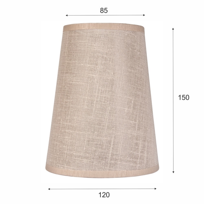 Asendusvari lühtrile ja seinavalgustile ANTONIO E14 150x120 mm beež