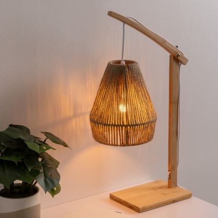 Atmosphera - Laualamp KARLA 1xE27/40W/230V bambus
