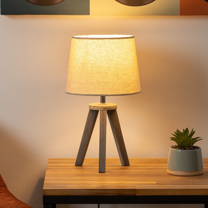 Atmosphera - Laualamp MINI 1xE14/25W/230V mänd/beež