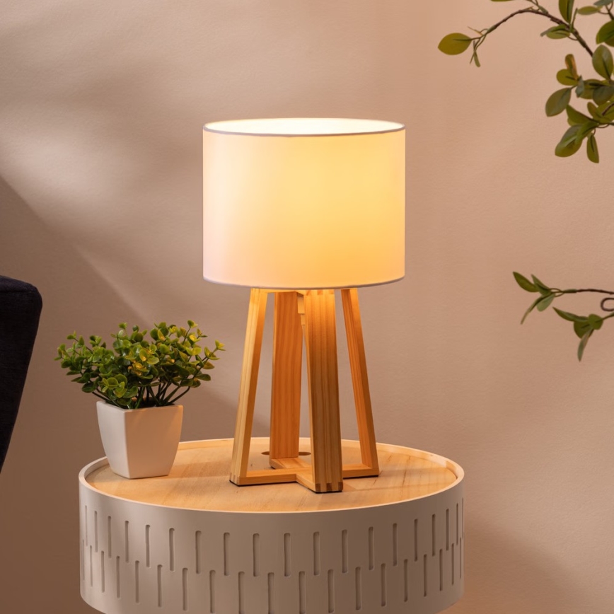 Atmosphera - Laualamp MOLU 1xE27/25W/230V mänd/valge