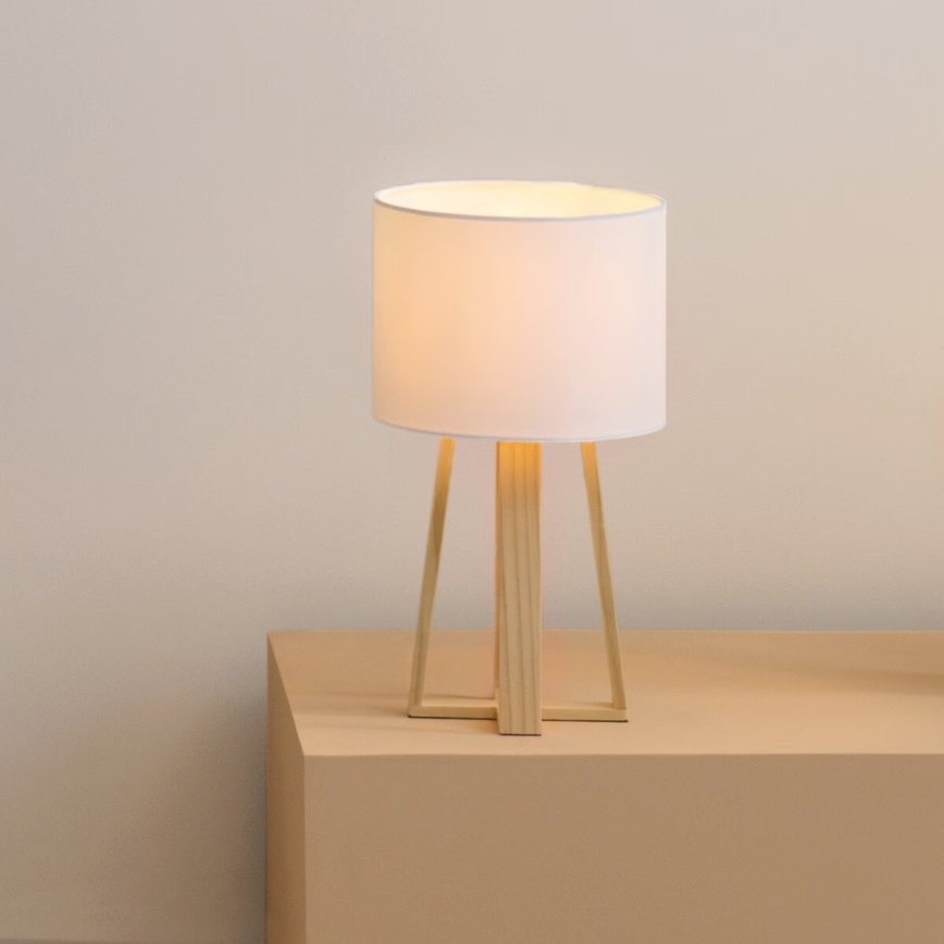 Atmosphera - Laualamp MOLU 1xE27/25W/230V mänd/valge