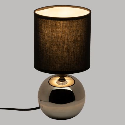 Atmosphera - Laualamp TIMÉO 1xE14/60W/230V läikiv kroom/must