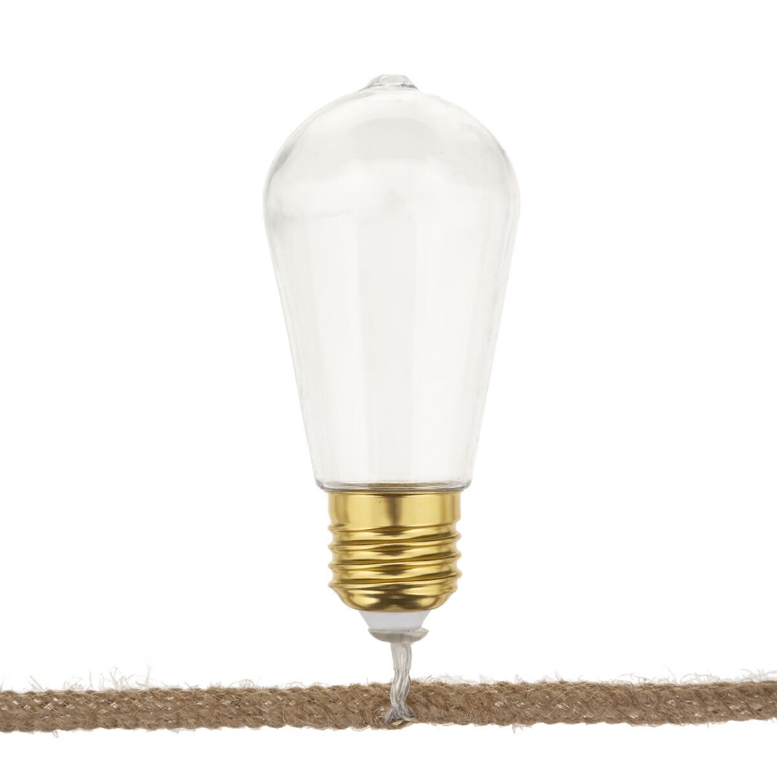 Atmosphera - LED dekoratiivne kett GARLAND 10xLED/2xAA 1,65m soe valge