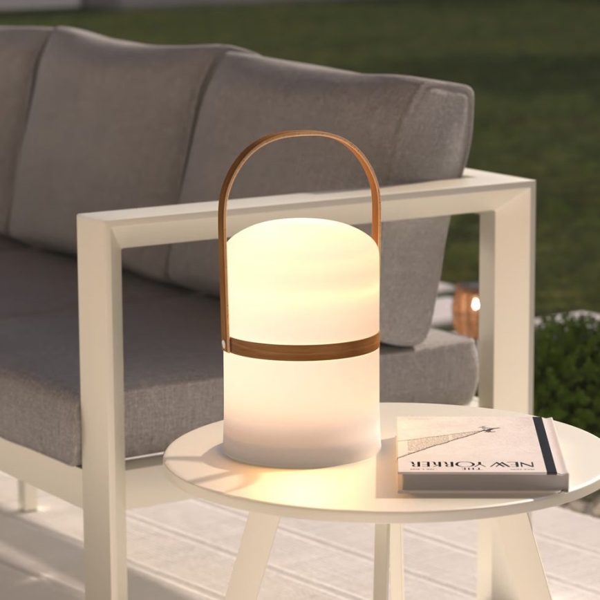 Atmosphera - LED Hämardatav laetav väli laualamp KIARA LED/3,7V 36 cm 4000 mAh IP44
