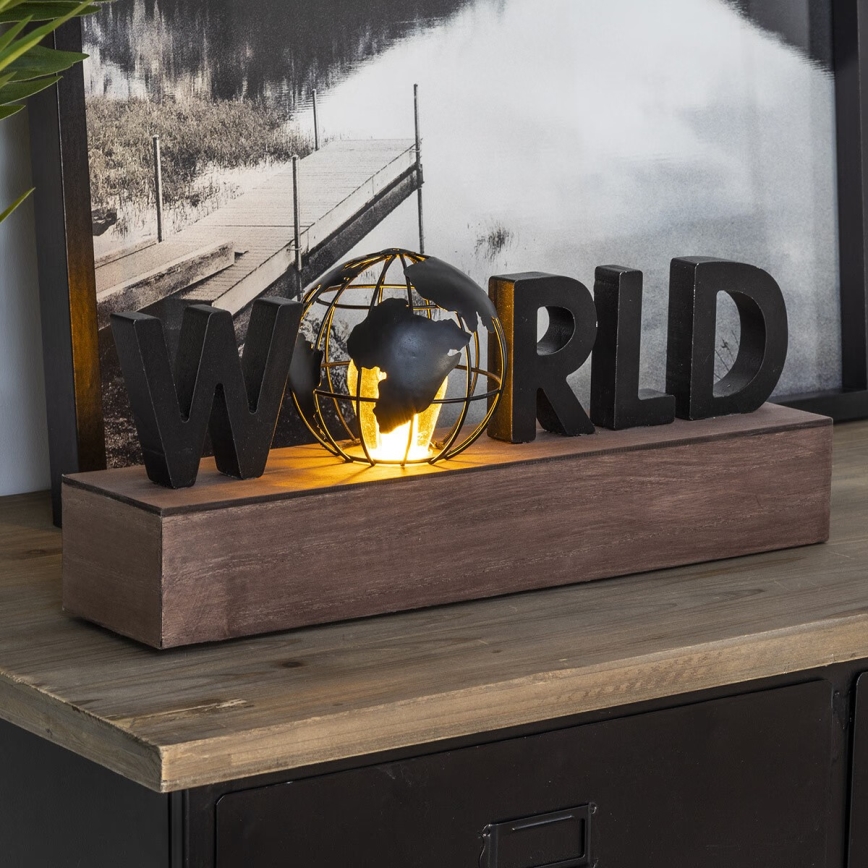 Atmosphera - LED Kaunistus WORLD LED/2xAAA