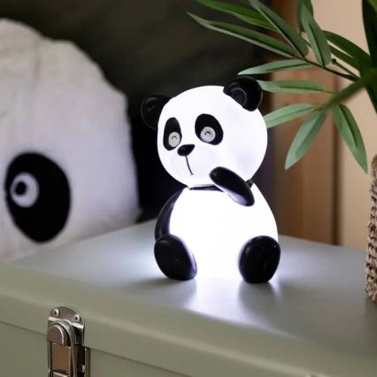 Atmosphera - LED laste öölamp PANDA LED/3xLR44