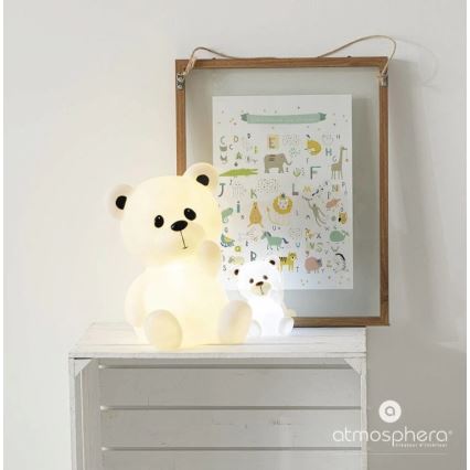 Atmosphera - LED laste öövalgusti TEDDY LED/3xAA valge