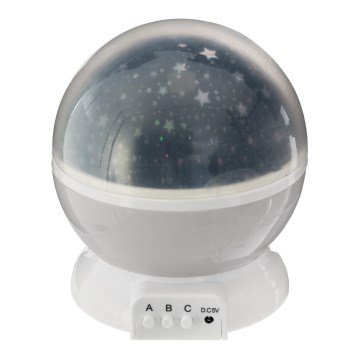 Atmosphera - LED lasteprojektor 3xAA hall