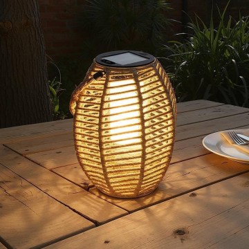Atmosphera - LED päikeselatern GINA LED/1,2V 800 mAh IP44 juut