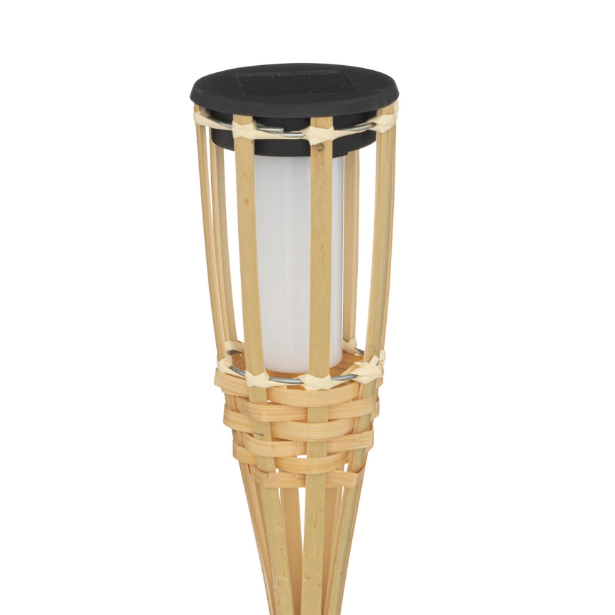 Atmosphera - LED Päikesepaneeliga valgusti MACEO LED/1,2V 300 mAh IP44 bambus