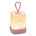 Atmosphera - LED-puutetundlik laetav laste öölamp RABBIT LED/3,7V 1200 mAh roosa