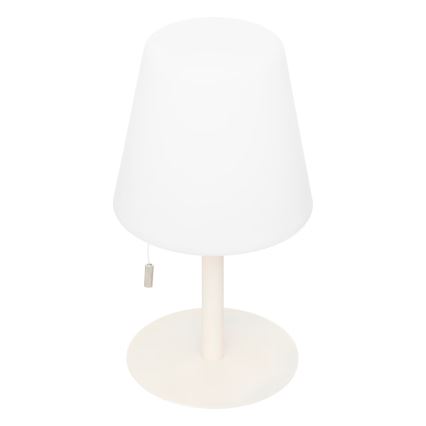 Atmosphera - LED RGBW Laetav väli laualamp ZACK LED/3,7V 1200 mAh IP44 beež