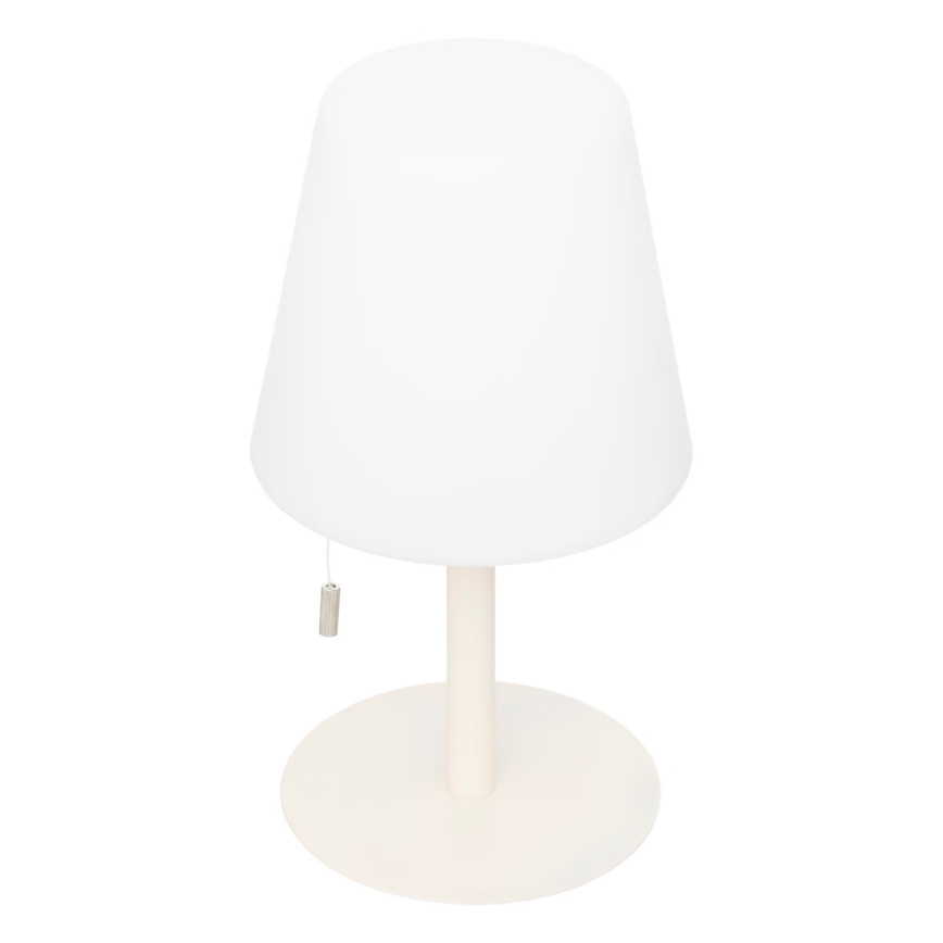 Atmosphera - LED RGBW Laetav väli laualamp ZACK LED/3,7V 1200 mAh IP44 beež