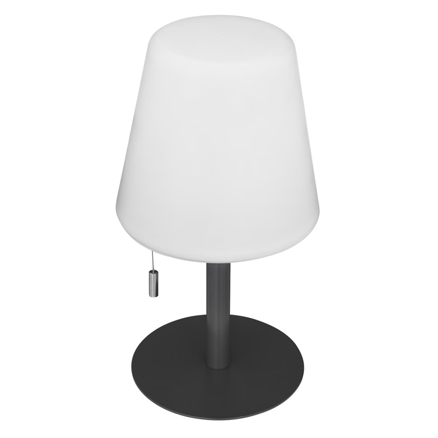 Atmosphera - LED RGBW Laetav väli laualamp ZACK LED/3,7V 1200 mAh IP44 must