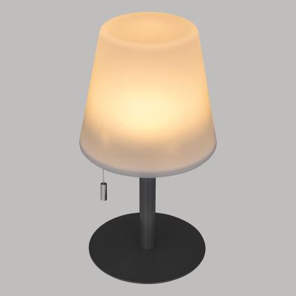 Atmosphera - LED RGBW Laetav väli laualamp ZACK LED/3,7V 1200 mAh IP44 must