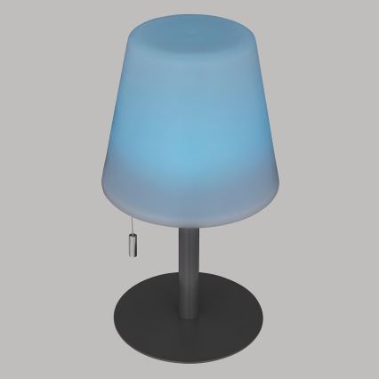 Atmosphera - LED RGBW Laetav väli laualamp ZACK LED/3,7V 1200 mAh IP44 must