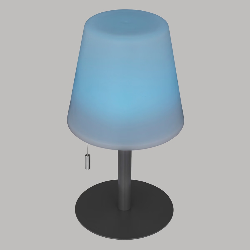 Atmosphera - LED RGBW Laetav väli laualamp ZACK LED/3,7V 1200 mAh IP44 must