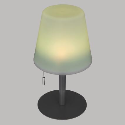 Atmosphera - LED RGBW Laetav väli laualamp ZACK LED/3,7V 1200 mAh IP44 must