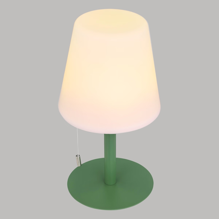 Atmosphera - LED RGBW Laetav väli laualamp ZACK LED/3,7V 1200 mAh IP44 roheline