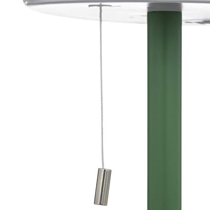 Atmosphera - LED RGBW Laetav väli laualamp ZACK LED/3,7V 1200 mAh IP44 roheline