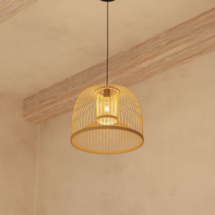 Atmosphera - Lühter AMY 1xE27/40W/230V bambus