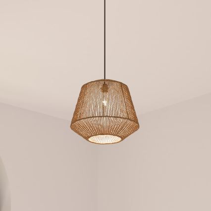 Atmosphera - Lühter JILY 1xE27/40W/230V džuut beež