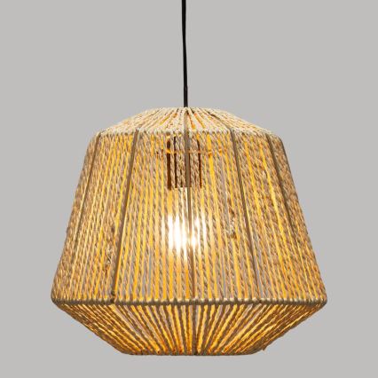 Atmosphera - Lühter JILY 1xE27/40W/230V džuut beež