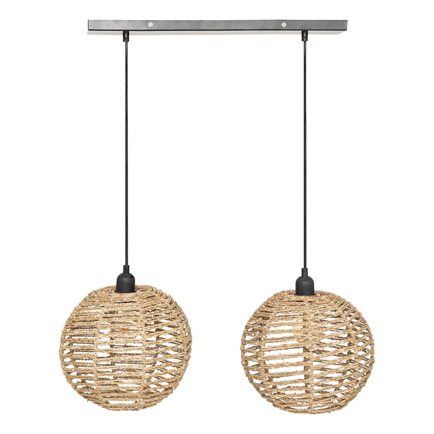 Atmosphera - Lühter RANA 2xE27/40W/230V rotang