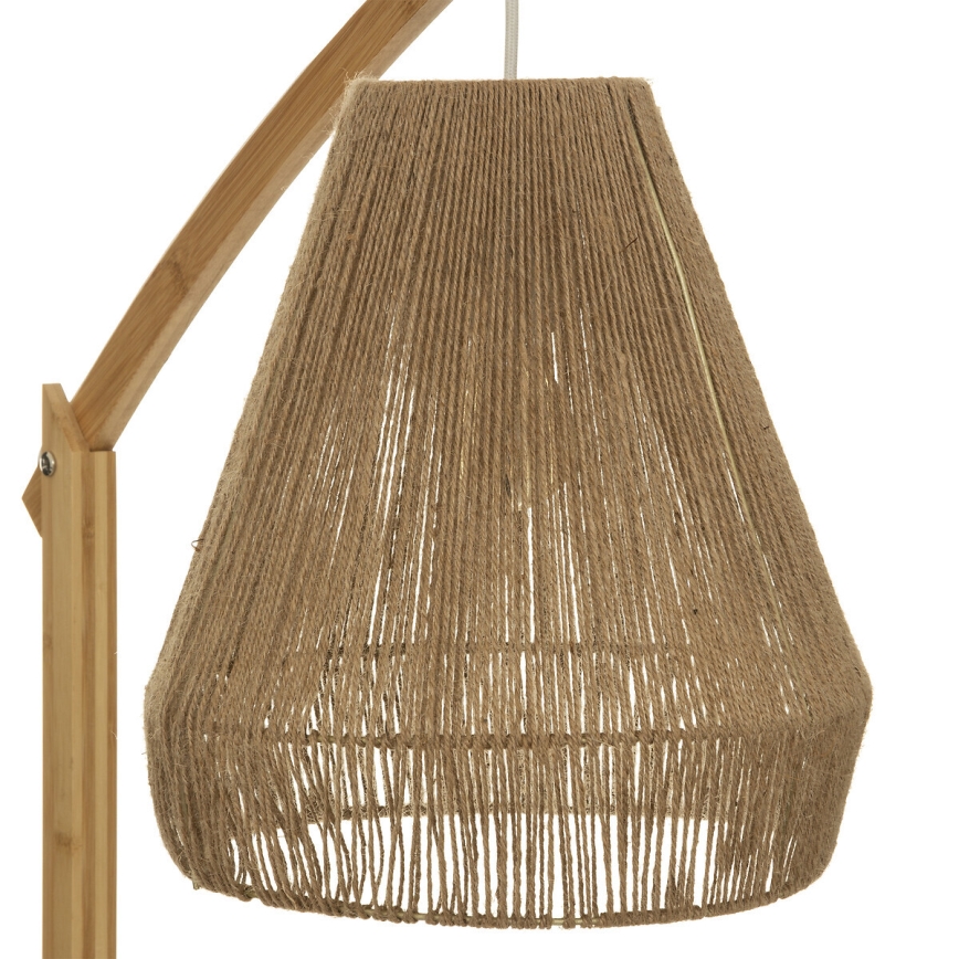 Atmosphera - Põrandalamp PALM 1xE27/60W/230V bambus/kanep