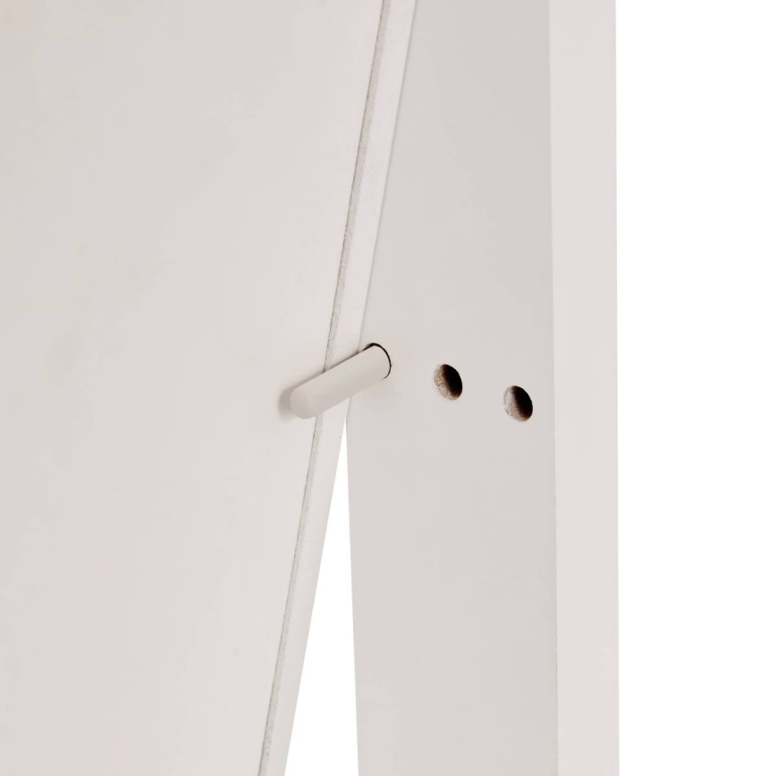 Atmosphera - Põrandapeegel koos ehetekastiga LEXY 158x38 cm valge