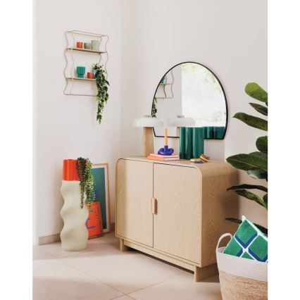 Atmosphera - Seinale kinnitatav peegel ALICE 65x90 cm, musta värvi