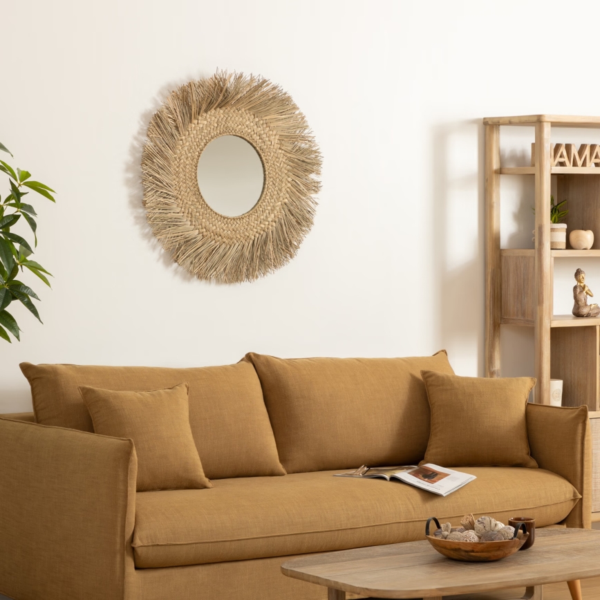 Atmosphera - Seinapeegel AEL d. 80 cm pilliroog