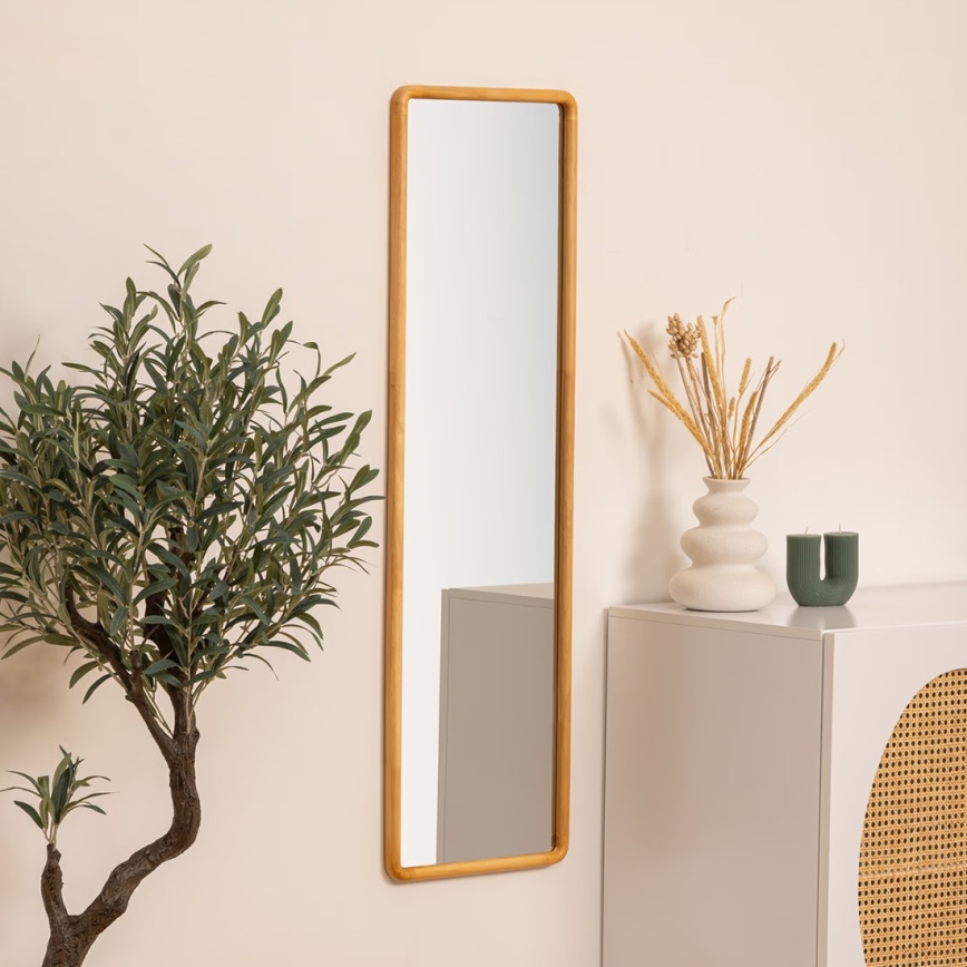 Atmosphera - Seinapeegel KIM 116x35 cm kummipuu