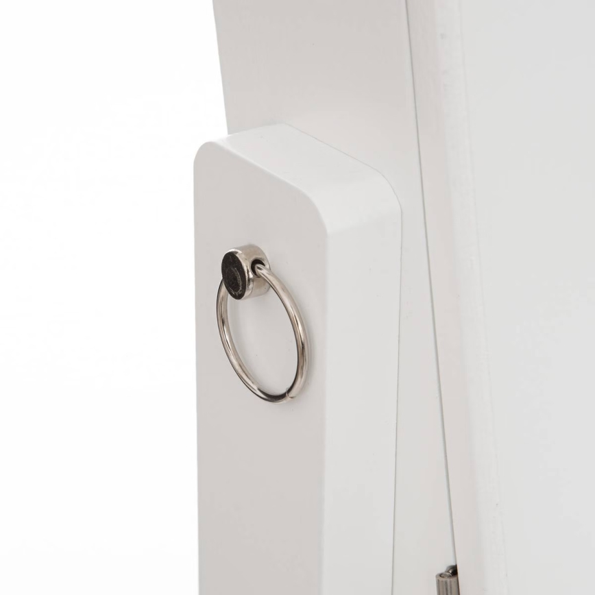 Atmosphera - Seisev peegel koos ehtekastiga KRISTIN 146,8x37 cm valge