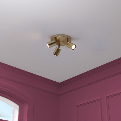 Atmosphera - Suunavalgusti VICO 3xGU10/25W/230V kuldne