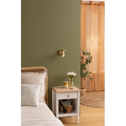 Atmosphera - VICO 1xGU10/25W/230V seinale paigaldatav LED valgusti kuldne