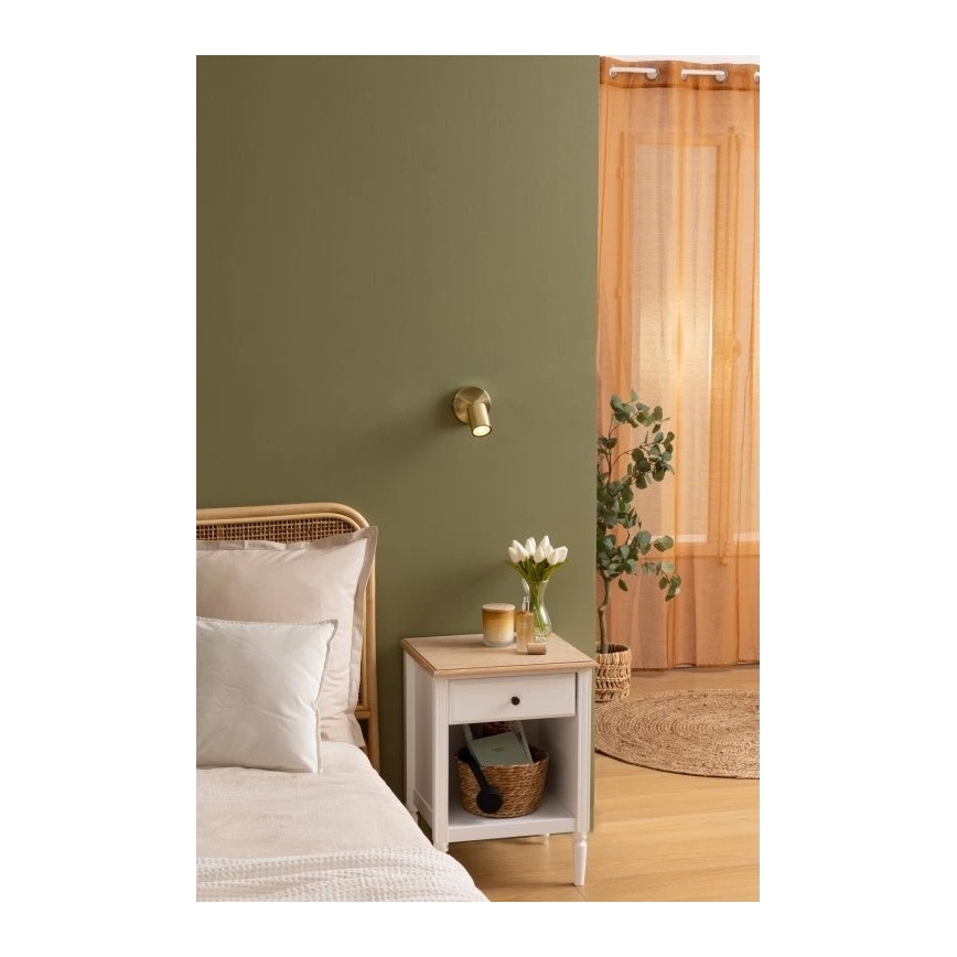 Atmosphera - VICO 1xGU10/25W/230V seinale paigaldatav LED valgusti kuldne