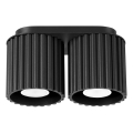 AURA suunatav laevalgusti 2xGU10/10W/230V must