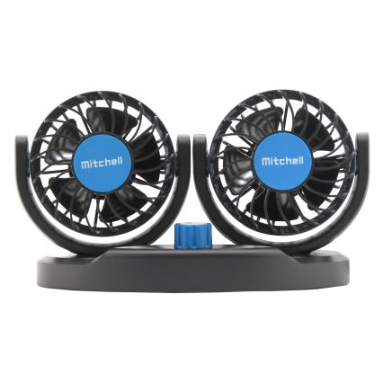 Auto armatuurlaua ventilaator koos USB pordiga3W/5V must