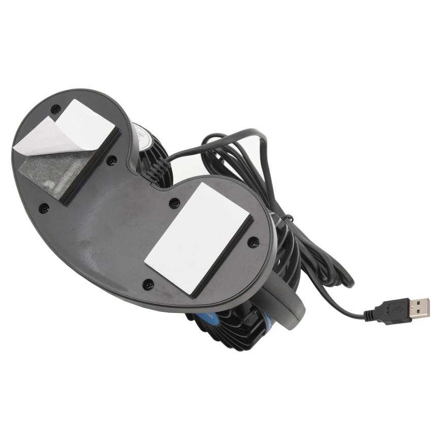 Auto armatuurlaua ventilaator koos USB pordiga3W/5V must