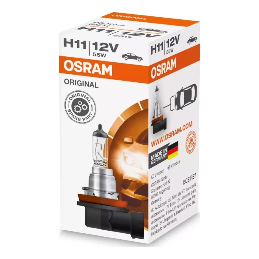 Auto pirn H11 PGJ19-2/55W/12V - Osram