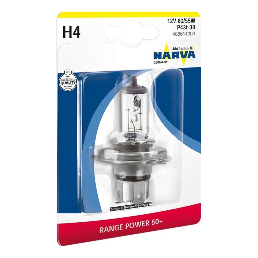 Auto pirn H4 P43t-38/60/55W/12V - Narva 48861RPNVAB1