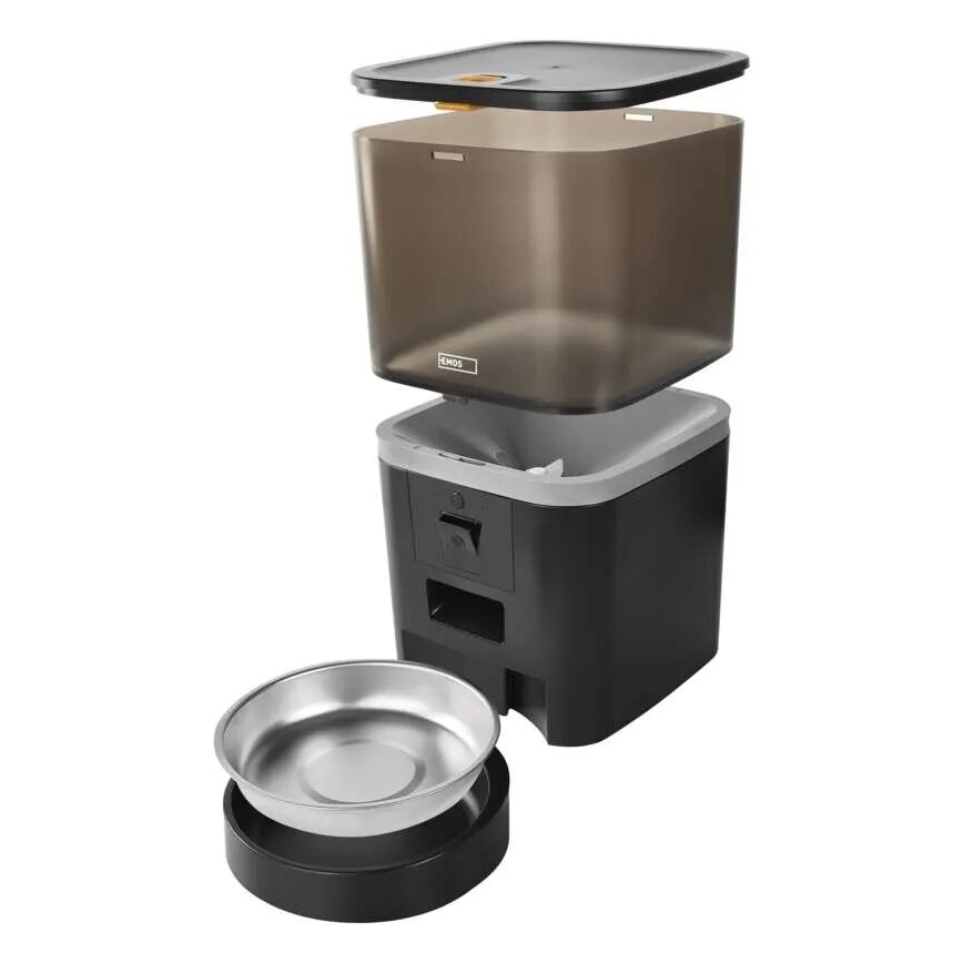 Automaatne toidujaotur mikrofoniga ja kaamera 6l/5V/4xAA Wi-Fi