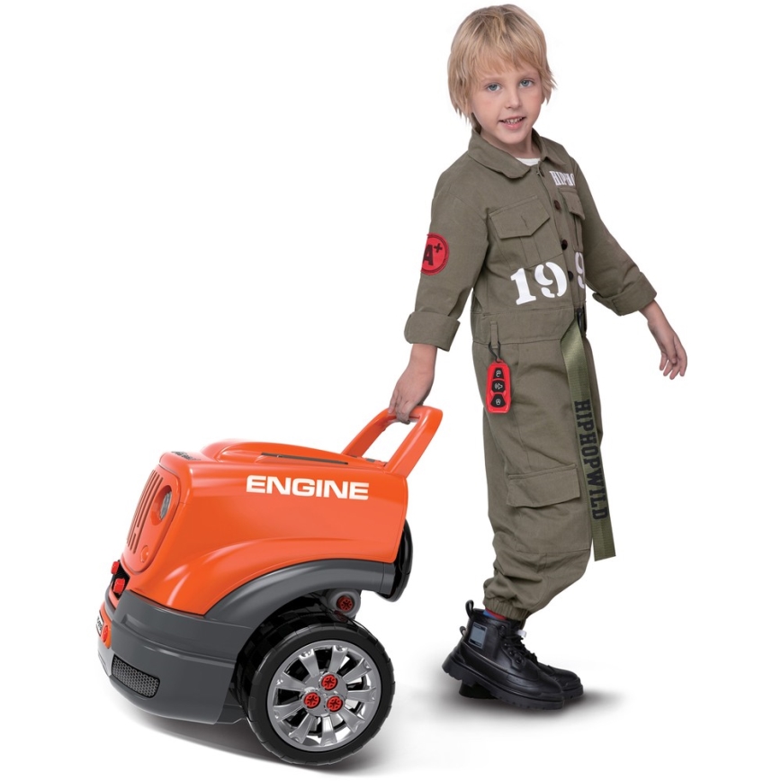 Autoremonditöökoda lastele 3xAAA + 1xCR2025 oranž/hall