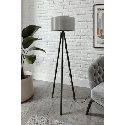 AYD 1xE27/40W/230V must/sinine põrandalamp