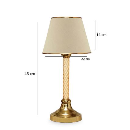 AYD lauvalamp 1xE27/40W/230V beez/kuld