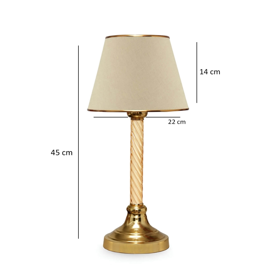 AYD lauvalamp 1xE27/40W/230V beez/kuld