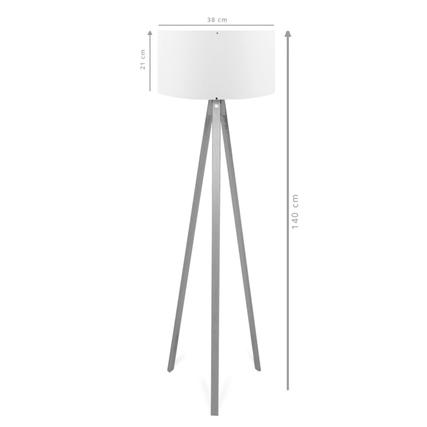 AYD põrandalamp 1xE27/40W/230V pruun