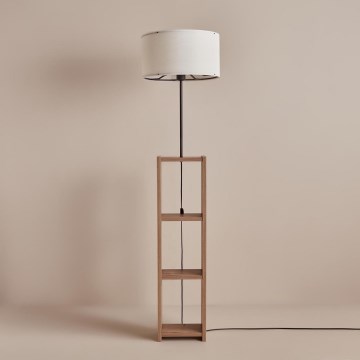 AYD põrandalamp 1xE27/40W/230V pruun/valge